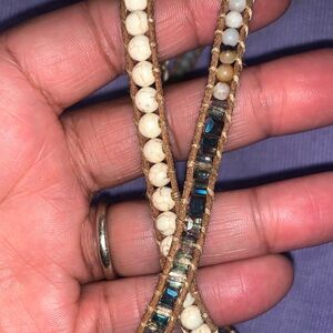 Victoria Emerson Stone and Crystal wrap Bracelet